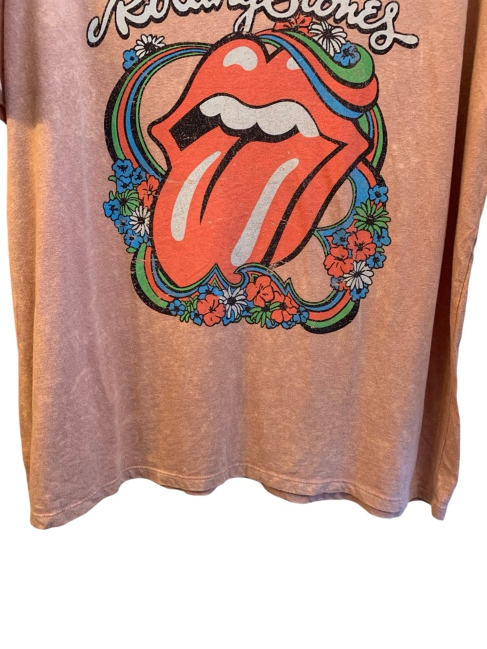 THE ROLLING STONES Terra Cotta Woman’s Short Sleeve Tee Shirt Plus Size XXL (22) - Picture 7 of 9